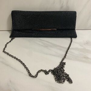 INC beaded evening clutch handbag